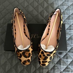 J. Crew Hair Calf Flat